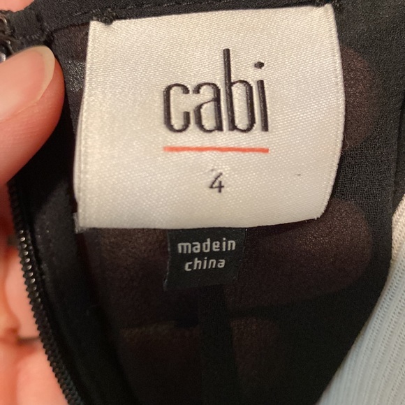 CABI gorgeous black sheer pleated neckline and peplum hem top! Fancy black tie. - Picture 7 of 11